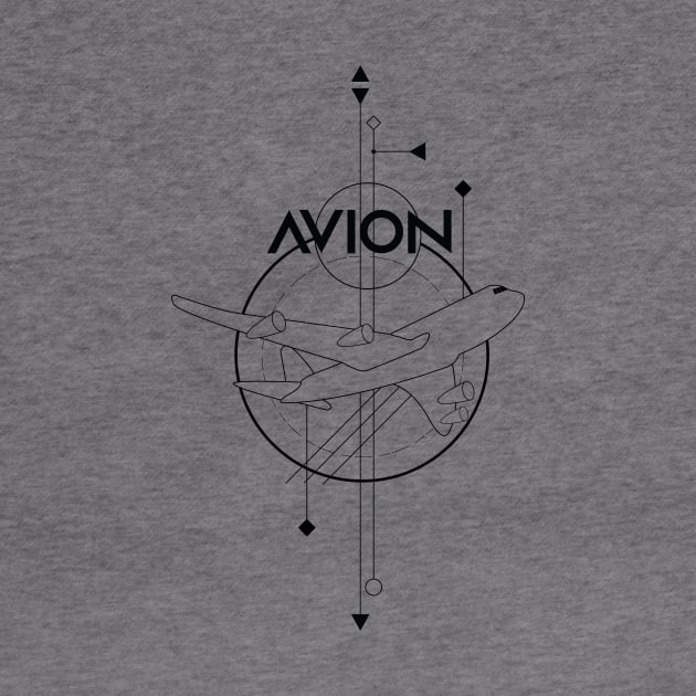 Aviation Aircraft Geometric Plane by Avion